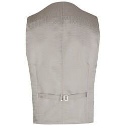 Wilvorst SINCE-1916 Herren Weste V-Neck Drop8 Beige gepunktet 48