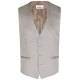 Wilvorst SINCE-1916 Herren Weste V-Neck Drop8 Beige gepunktet 48