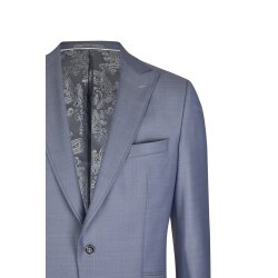 Wilvorst SINCE-1916 Herren Sakko Revers Drop8 Blau...