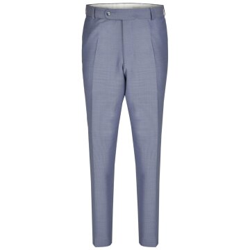 Wilvorst SINCE-1916 Herren Hose Drop8 Blau strukturiert