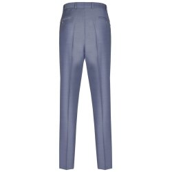 Wilvorst SINCE-1916 Herren Hose Drop8 Blau strukturiert