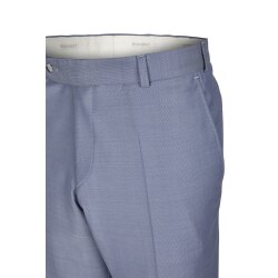Wilvorst SINCE-1916 Herren Hose Drop8 Blau strukturiert