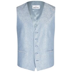 Wilvorst SINCE-1916 Herren Weste V-Neck Drop8 Hellblau...
