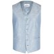 Wilvorst SINCE-1916 Herren Weste V-Neck Drop8 Hellblau Floral 48