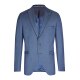 Wilvorst SINCE-1916 Herren Sakko Revers Drop8 Blau strukturiert 50