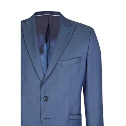 Wilvorst SINCE-1916 Herren Sakko Revers Drop8 Blau strukturiert 98