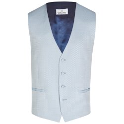 Wilvorst SINCE-1916 Herren Weste V-Neck Drop8 Hellblau...