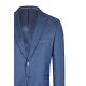 Wilvorst SINCE-1916 Herren Sakko Spitzfacon Drop8 Blau strukturiert