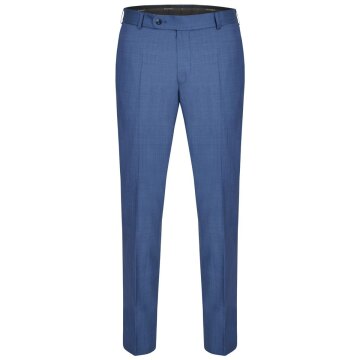 Wilvorst SINCE-1916 Herren Hose Drop8 Blau strukturiert 48