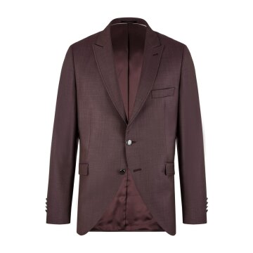 Wilvorst SINCE-1916 Herren Sakko Revers Drop8 Bordeaux strukturiert