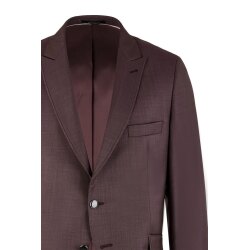 Wilvorst SINCE-1916 Herren Sakko Revers Drop8 Bordeaux strukturiert