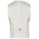 Wilvorst SINCE-1916 Herren Weste V-Neck Modern-Fit Weiß Paisley 106