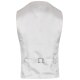 Wilvorst SINCE-1916 Herren Weste V-Neck Modern-Fit Hellblau gepunktet 48