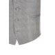 Wilvorst SINCE-1916 Herren Weste V-Neck Drop8 Blau/Beige strukturiert