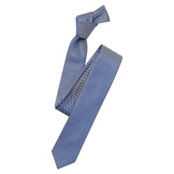 VENTI Herren Business-Krawatte 6cm Seide gewebt Blau...