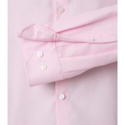 VENTI Herren Businesshemd Langarm Button-Down Modern-Fit Rosa 40