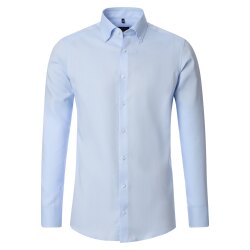 VENTI Herren Businesshemd Langarm Button-Down Modern-Fit...