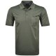 RAGMAN Herren Poloshirt Kurzarm Polokragen Regular Baumwollmix Grün 4XL