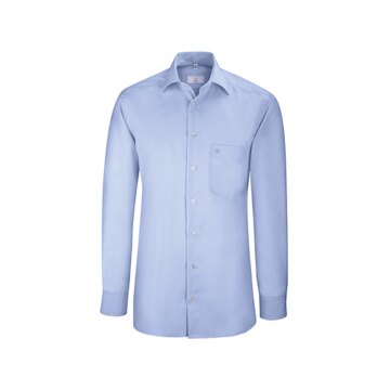 Greiff LEASING Herren Hemd Langarm New-Kent Regular-Fit Hellblau