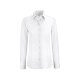 Greiff LEASING Damen Business-Bluse Langarm Kent Regular-Fit Weiß