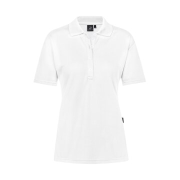 Greiff SHIRTS Damen Poloshirt Kurzarm Polokragen Regular-Fit Weiß
