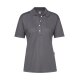 Greiff SHIRTS Damen Poloshirt Kurzarm Polokragen Regular Anthrazit