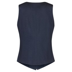 Greiff CASUAL Damen Jerseyweste Regular-Fit Blau meliert