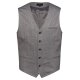 Greiff CASUAL Herren Jerseyweste Regular-Fit Hellgrau Glencheck