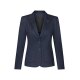 Greiff CASUAL Damen Jersey-Blazer Regular-Fit Blau meliert