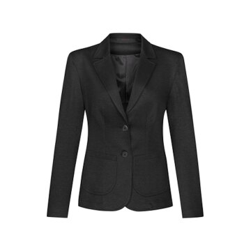 Greiff CASUAL Damen Jersey-Blazer Regular-Fit Anthrazit meliert
