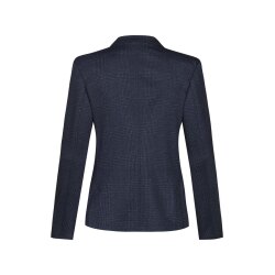 Greiff CASUAL Damen Jersey-Blazer Regular-Fit Blau Glencheck
