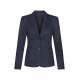Greiff CASUAL Damen Jersey-Blazer Regular-Fit Blau Glencheck