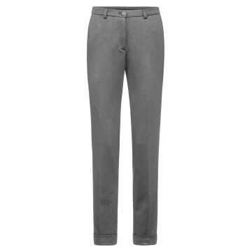 Greiff CASUAL Damen Jerseyhose Regular-Fit Hellgrau melliert