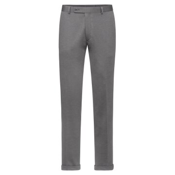 Greiff CASUAL Herren Jersey-Hose Regular-Fit Hellgrau meliert