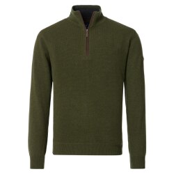 REDMOND Casual Herren Strick-Troyer Comfort Baumwolle...