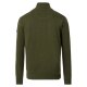 REDMOND Casual Herren Strick-Troyer Comfort Baumwolle Olivgrün