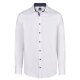 HECHTER Paris ESSENTIALS Herren Hemd Kent Modern-Fit Weiß