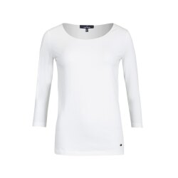 HECHTER Paris ESSENTIALS Damen Shirt 3/4 Rundhals Weiß