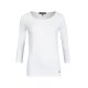 HECHTER Paris ESSENTIALS Damen Shirt 3/4 Rundhals Weiß