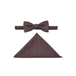 Wilvorst SINCE-1916 Herren Schleife Einstecktuch Bordeaux...
