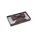 Wilvorst SINCE-1916 Herren Schleife Einstecktuch Bordeaux kariert