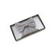 Wilvorst SINCE-1916 Herren Schleife Einstecktuch Blau/Beige strukturiert