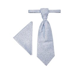 Wilvorst SINCE-1916 Herren Plastron Einstecktuch Hellblau...