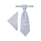 Wilvorst SINCE-1916 Herren Plastron Einstecktuch Hellblau Floral