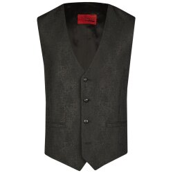 Wilvorst TZIACCO Herren Weste Royal V-Neck Webmuster...