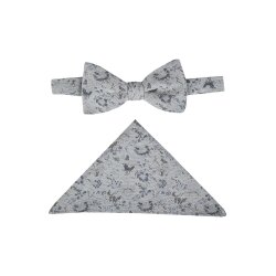 Wilvorst GREEN-WEDDING Herren Schleife Einstecktuch...