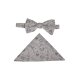 Wilvorst GREEN-WEDDING Herren Schleife Einstecktuch Braun gemustert