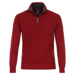 REDMOND Casual Herren Strick-Troyer Zipper Comfort...