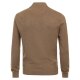REDMOND Casual Herren Strickjacke Zipper Comfort Baumwolle Braun