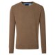 REDMOND Casual Herren Pullover Langarm Rundhals Comfort Braun